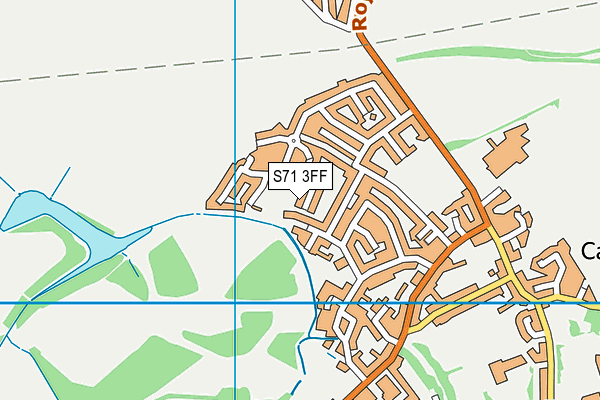 S71 3FF map - OS VectorMap District (Ordnance Survey) S71 3FF map - OS VectorMap District (Ordnance Survey)