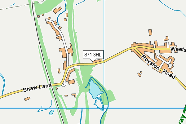 S71 3HL map - OS VectorMap District (Ordnance Survey) S71 3HL map - OS VectorMap District (Ordnance Survey)