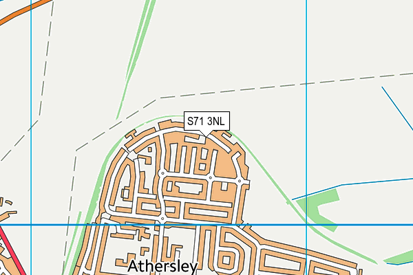 S71 3NL map - OS VectorMap District (Ordnance Survey) S71 3NL map - OS VectorMap District (Ordnance Survey)