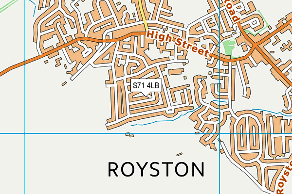 S71 4LB map - OS VectorMap District (Ordnance Survey) S71 4LB map - OS VectorMap District (Ordnance Survey)