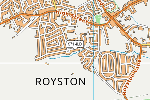 S71 4LD map - OS VectorMap District (Ordnance Survey) S71 4LD map - OS VectorMap District (Ordnance Survey)