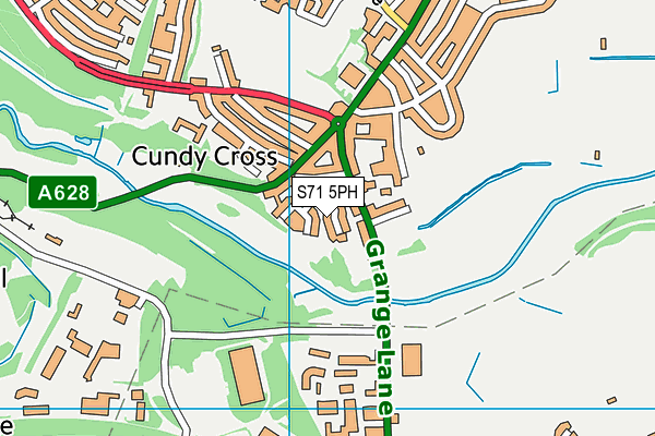 S71 5PH map - OS VectorMap District (Ordnance Survey) S71 5PH map - OS VectorMap District (Ordnance Survey)