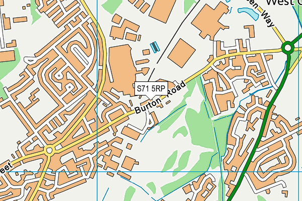 S71 5RP map - OS VectorMap District (Ordnance Survey) S71 5RP map - OS VectorMap District (Ordnance Survey)