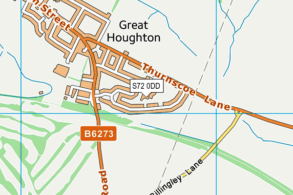 S72 0DD map - OS VectorMap District (Ordnance Survey) S72 0DD map - OS VectorMap District (Ordnance Survey)