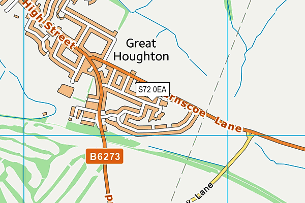 S72 0EA map - OS VectorMap District (Ordnance Survey) S72 0EA map - OS VectorMap District (Ordnance Survey)