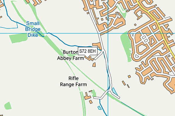 S72 8EH map - OS VectorMap District (Ordnance Survey) S72 8EH map - OS VectorMap District (Ordnance Survey)