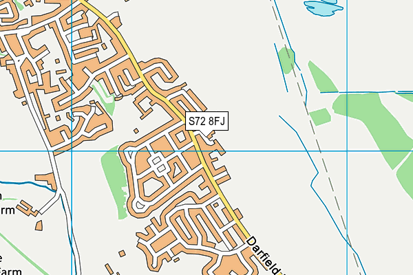S72 8FJ map - OS VectorMap District (Ordnance Survey) S72 8FJ map - OS VectorMap District (Ordnance Survey)