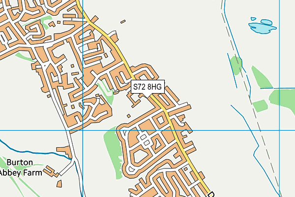 S72 8HG map - OS VectorMap District (Ordnance Survey) S72 8HG map - OS VectorMap District (Ordnance Survey)