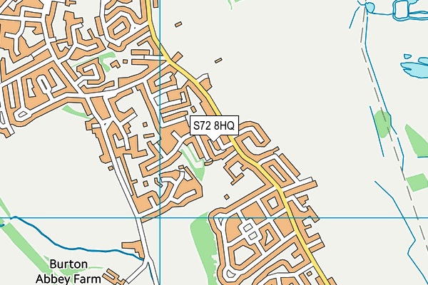 S72 8HQ map - OS VectorMap District (Ordnance Survey) S72 8HQ map - OS VectorMap District (Ordnance Survey)