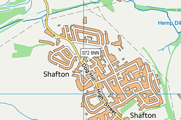 S72 8NN map - OS VectorMap District (Ordnance Survey) S72 8NN map - OS VectorMap District (Ordnance Survey)