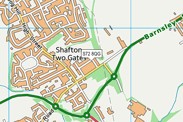 S72 8QG map - OS VectorMap District (Ordnance Survey) S72 8QG map - OS VectorMap District (Ordnance Survey)