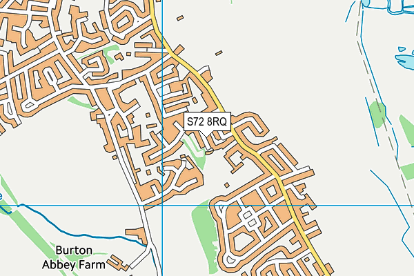 S72 8RQ map - OS VectorMap District (Ordnance Survey) S72 8RQ map - OS VectorMap District (Ordnance Survey)
