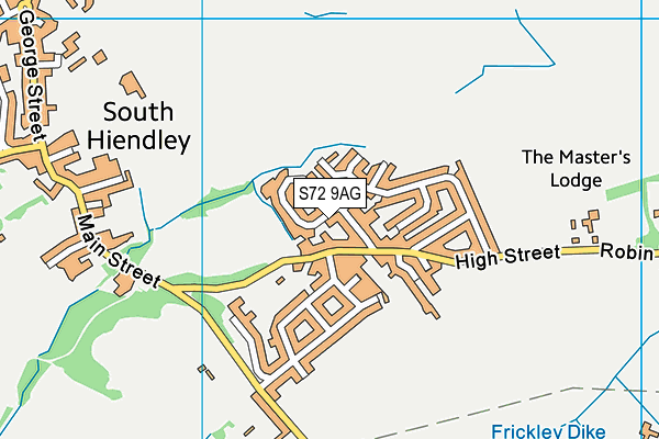S72 9AG map - OS VectorMap District (Ordnance Survey) S72 9AG map - OS VectorMap District (Ordnance Survey)