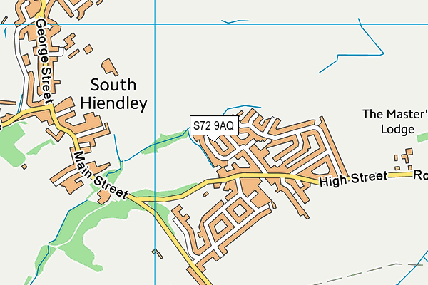 S72 9AQ map - OS VectorMap District (Ordnance Survey) S72 9AQ map - OS VectorMap District (Ordnance Survey)