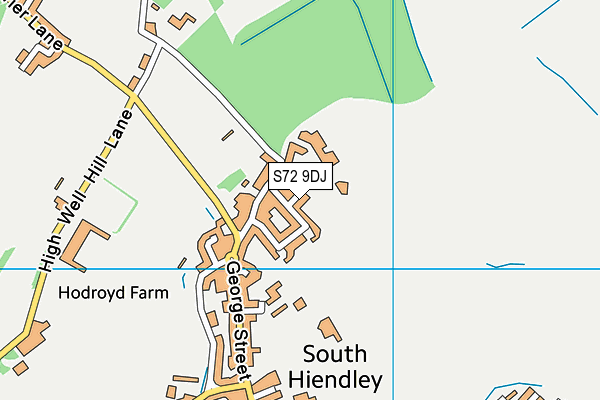 S72 9DJ map - OS VectorMap District (Ordnance Survey) S72 9DJ map - OS VectorMap District (Ordnance Survey)
