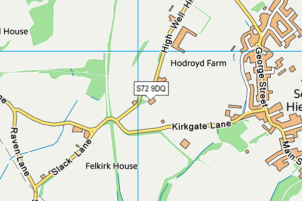 S72 9DQ map - OS VectorMap District (Ordnance Survey) S72 9DQ map - OS VectorMap District (Ordnance Survey)