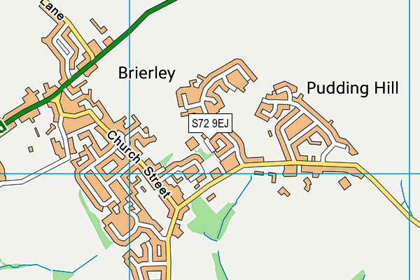 S72 9EJ map - OS VectorMap District (Ordnance Survey) S72 9EJ map - OS VectorMap District (Ordnance Survey)