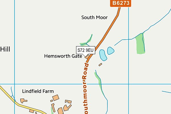 S72 9EU map - OS VectorMap District (Ordnance Survey) S72 9EU map - OS VectorMap District (Ordnance Survey)
