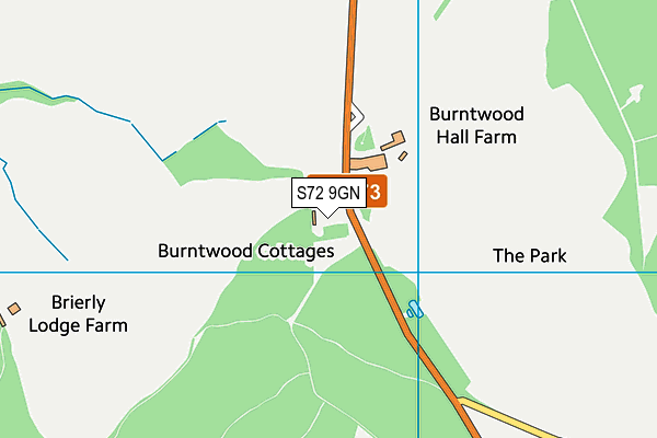 S72 9GN map - OS VectorMap District (Ordnance Survey) S72 9GN map - OS VectorMap District (Ordnance Survey)