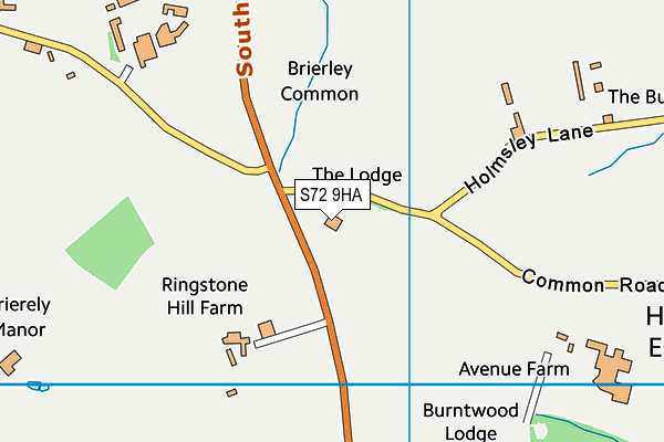 S72 9HA map - OS VectorMap District (Ordnance Survey) S72 9HA map - OS VectorMap District (Ordnance Survey)