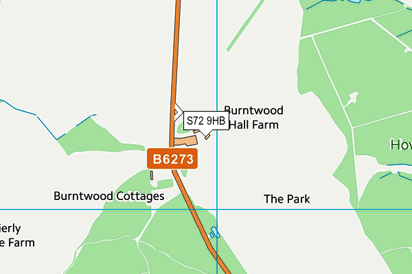 S72 9HB map - OS VectorMap District (Ordnance Survey) S72 9HB map - OS VectorMap District (Ordnance Survey)