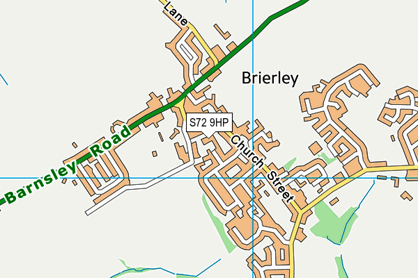 S72 9HP map - OS VectorMap District (Ordnance Survey) S72 9HP map - OS VectorMap District (Ordnance Survey)