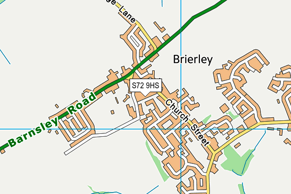 S72 9HS map - OS VectorMap District (Ordnance Survey) S72 9HS map - OS VectorMap District (Ordnance Survey)