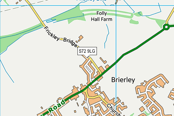 S72 9LG map - OS VectorMap District (Ordnance Survey) S72 9LG map - OS VectorMap District (Ordnance Survey)