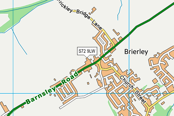 S72 9LW map - OS VectorMap District (Ordnance Survey) S72 9LW map - OS VectorMap District (Ordnance Survey)