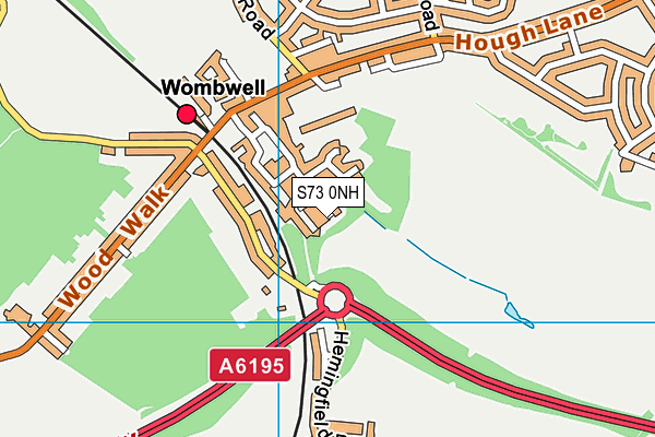 S73 0NH map - OS VectorMap District (Ordnance Survey) S73 0NH map - OS VectorMap District (Ordnance Survey)