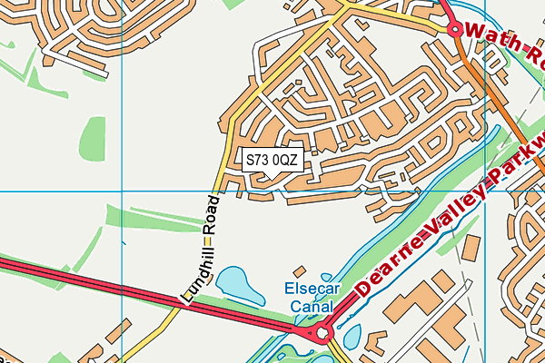 S73 0QZ map - OS VectorMap District (Ordnance Survey) S73 0QZ map - OS VectorMap District (Ordnance Survey)