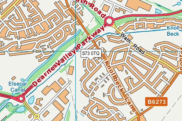 S73 0TQ map - OS VectorMap District (Ordnance Survey) S73 0TQ map - OS VectorMap District (Ordnance Survey)