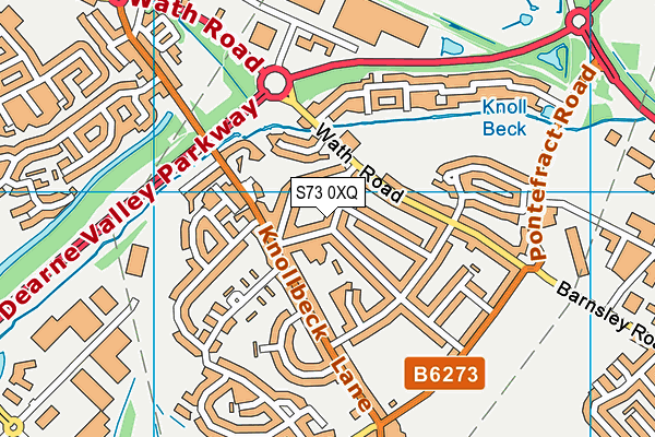 S73 0XQ map - OS VectorMap District (Ordnance Survey) S73 0XQ map - OS VectorMap District (Ordnance Survey)