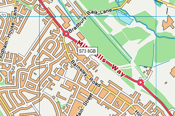S73 8GB map - OS VectorMap District (Ordnance Survey) S73 8GB map - OS VectorMap District (Ordnance Survey)