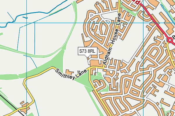 S73 8RL map - OS VectorMap District (Ordnance Survey) S73 8RL map - OS VectorMap District (Ordnance Survey)