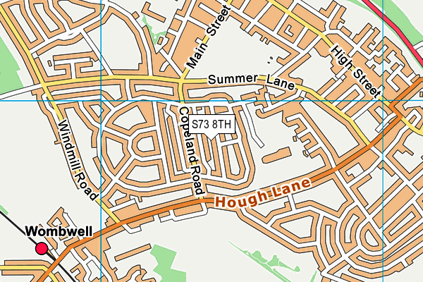 S73 8TH map - OS VectorMap District (Ordnance Survey) S73 8TH map - OS VectorMap District (Ordnance Survey)