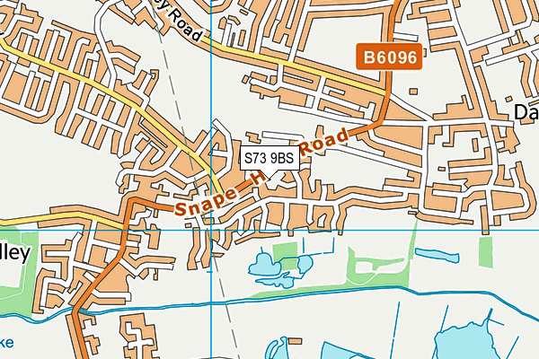 S73 9BS map - OS VectorMap District (Ordnance Survey) S73 9BS map - OS VectorMap District (Ordnance Survey)
