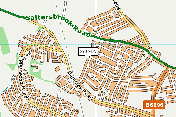 S73 9DN map - OS VectorMap District (Ordnance Survey) S73 9DN map - OS VectorMap District (Ordnance Survey)