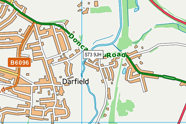 S73 9JH map - OS VectorMap District (Ordnance Survey) S73 9JH map - OS VectorMap District (Ordnance Survey)