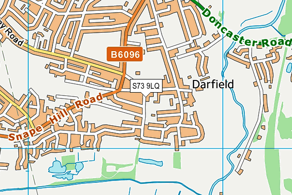 S73 9LQ map - OS VectorMap District (Ordnance Survey) S73 9LQ map - OS VectorMap District (Ordnance Survey)