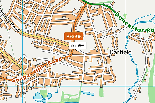 S73 9PA map - OS VectorMap District (Ordnance Survey) S73 9PA map - OS VectorMap District (Ordnance Survey)
