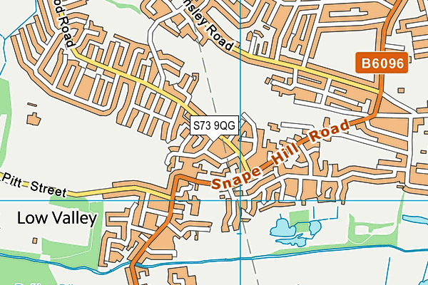 S73 9QG map - OS VectorMap District (Ordnance Survey) S73 9QG map - OS VectorMap District (Ordnance Survey)