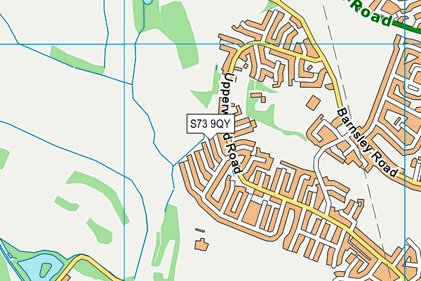 S73 9QY map - OS VectorMap District (Ordnance Survey) S73 9QY map - OS VectorMap District (Ordnance Survey)