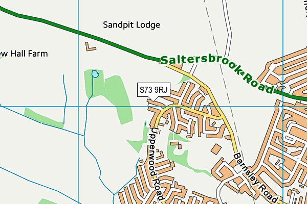 S73 9RJ map - OS VectorMap District (Ordnance Survey) S73 9RJ map - OS VectorMap District (Ordnance Survey)