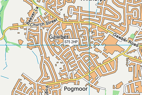 S75 2HP map - OS VectorMap District (Ordnance Survey) S75 2HP map - OS VectorMap District (Ordnance Survey)