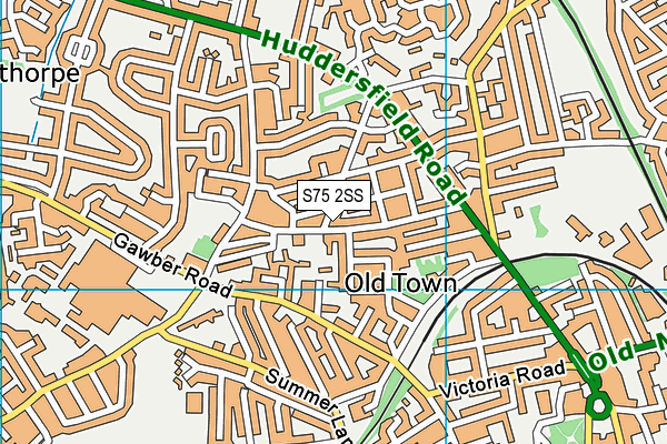 S75 2SS map - OS VectorMap District (Ordnance Survey) S75 2SS map - OS VectorMap District (Ordnance Survey)