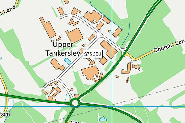 S75 3DJ map - OS VectorMap District (Ordnance Survey) S75 3DJ map - OS VectorMap District (Ordnance Survey)