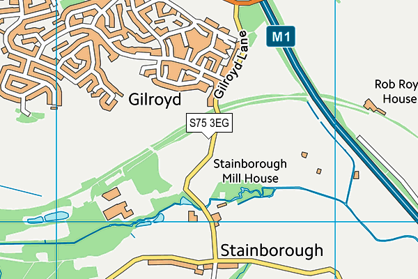 S75 3EG map - OS VectorMap District (Ordnance Survey) S75 3EG map - OS VectorMap District (Ordnance Survey)