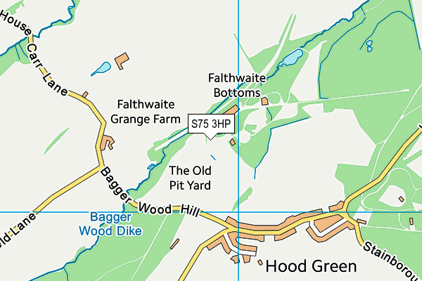 S75 3HP map - OS VectorMap District (Ordnance Survey) S75 3HP map - OS VectorMap District (Ordnance Survey)