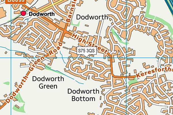 S75 3QS map - OS VectorMap District (Ordnance Survey) S75 3QS map - OS VectorMap District (Ordnance Survey)